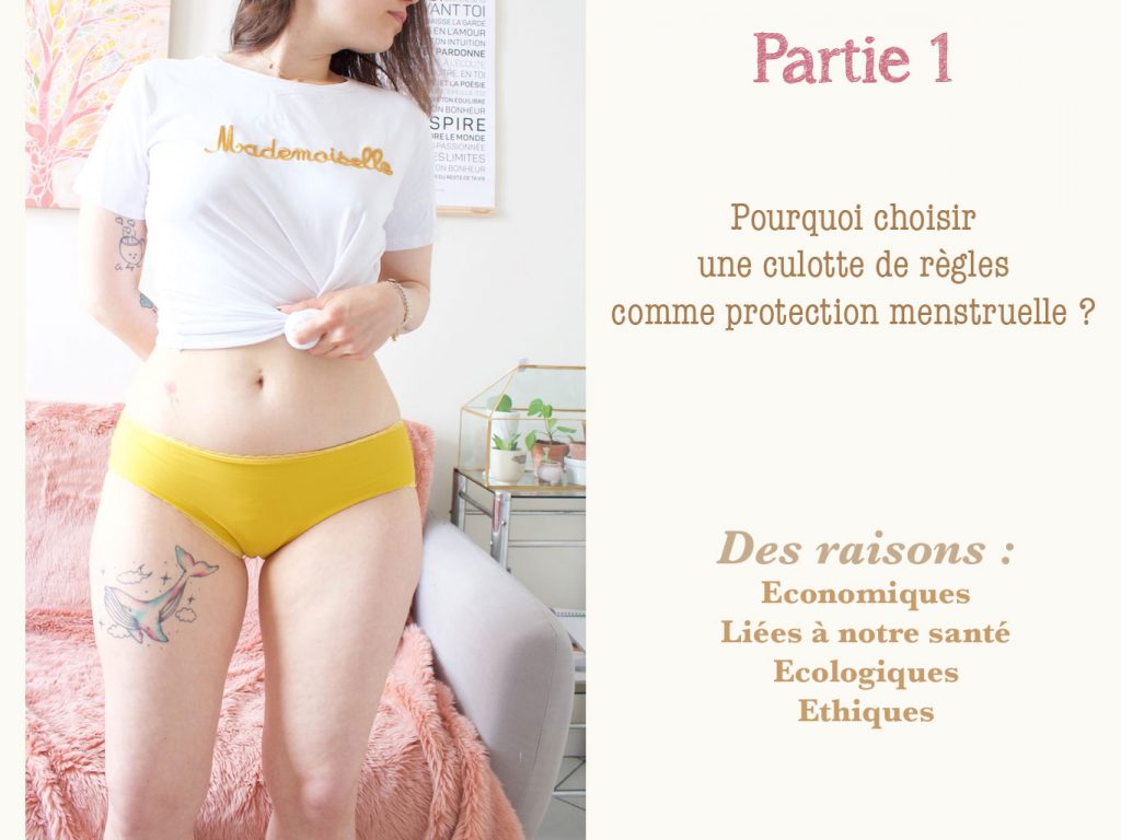 Culotte Menstruelle Noire – Peachday France